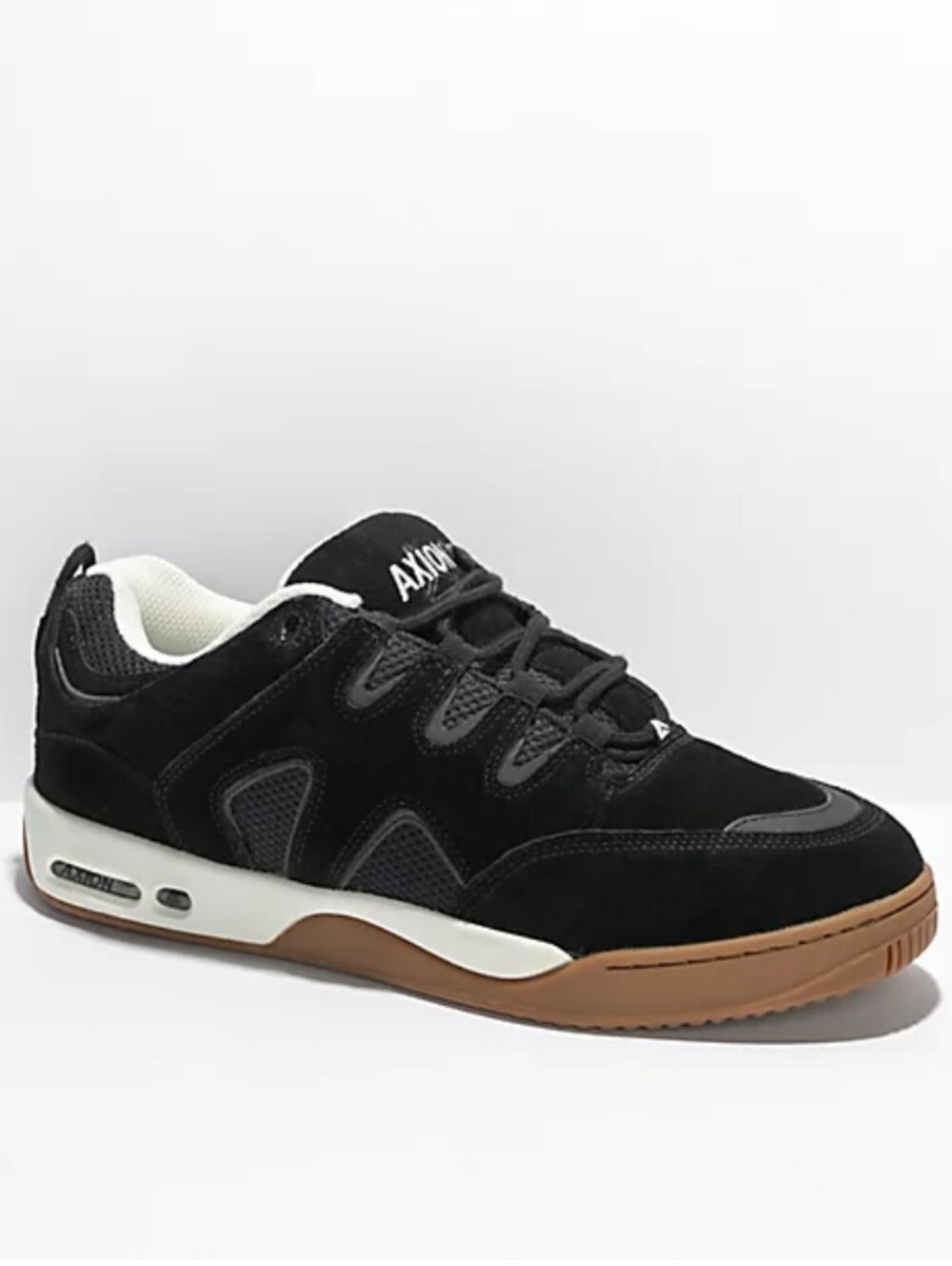 Axion Men's Official Black Skate Shoes w/ Gum Sole Size 9.5